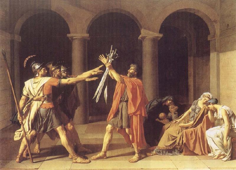 Jacques-Louis David The Oath of The Horatii China oil painting art
